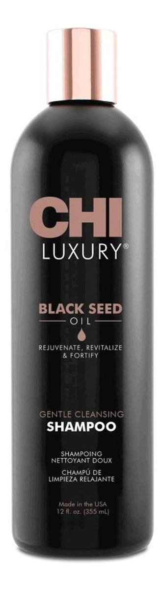 Black Seed Oil Oczyszczający szampon z olejkiem z czarnuszki