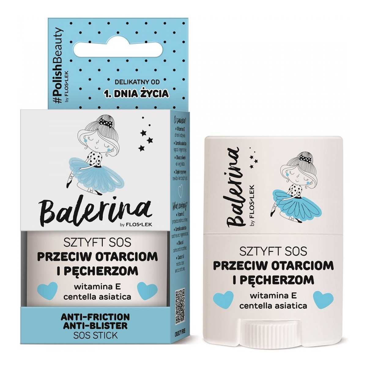 FlosLek Balerina Sztyft Sos - Przeciw otarciom i pęcherzom 20g