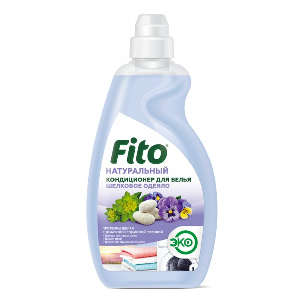 Fitokosmetik Fito Naturalny płyn do zmiękczania tkanin Jedwabny delikatność 980ml