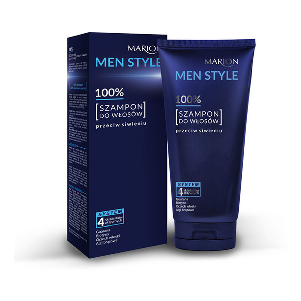 Marion Men Style 100% szampon do włosów przeciw siwieniu 150ml