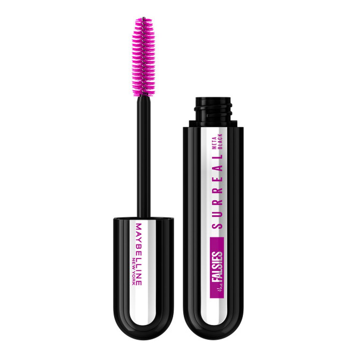 Maybelline The falsies surreal mascara pogrubiająco-wydłużający tusz do rzęs meta black 10ml