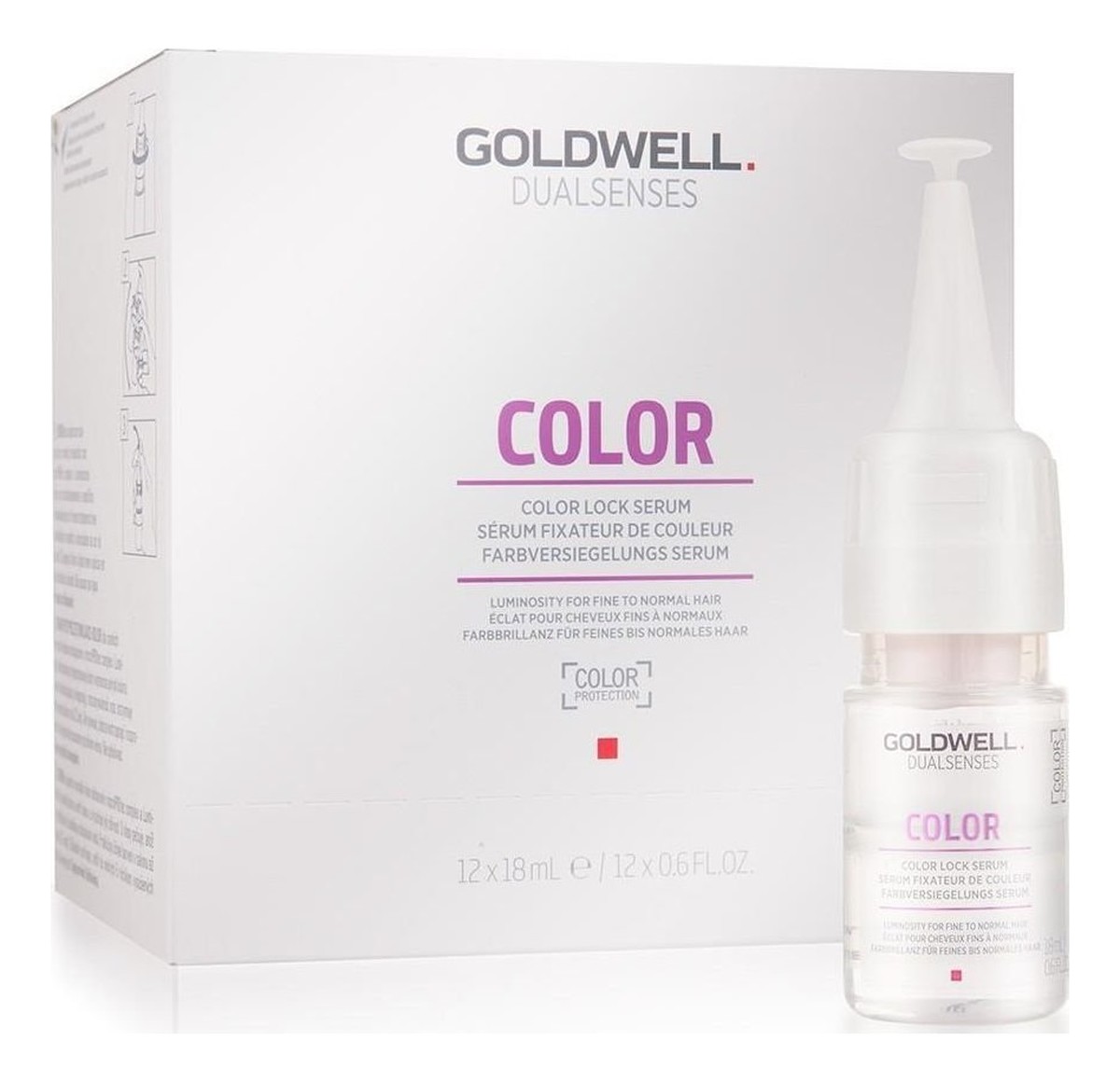 Color Intensive Conditioning Serum utrwalające kolor dla włosów normalnych i cienkich 12x18ml