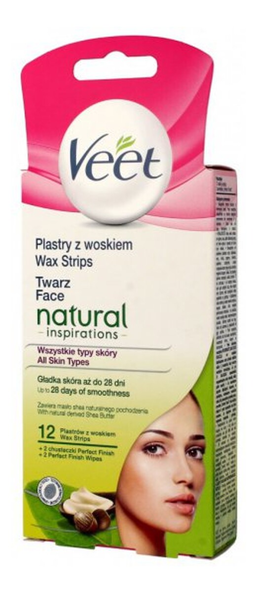 Precyzyjne plastry z woskiem do depilacji twarzy 12szt