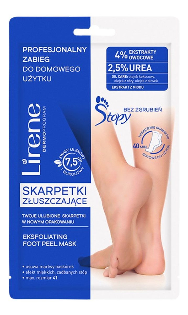 Złuszczająca Maska do Stóp w Postaci Skarpetek