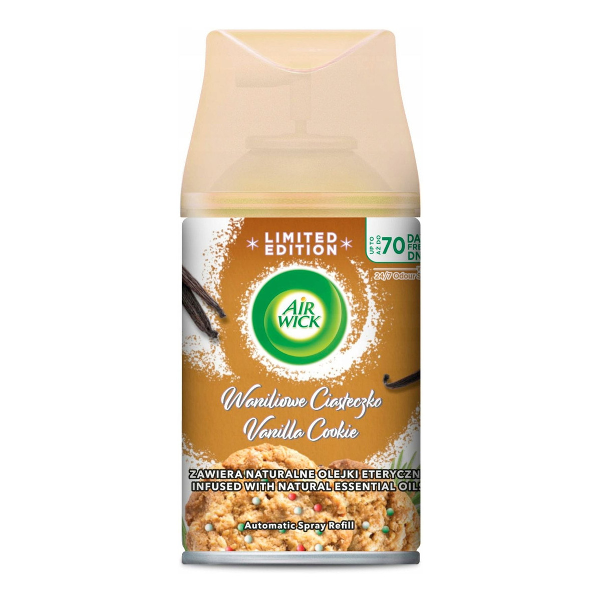 Air Wick Freshmatic Odświeżacz powietrza Waniliowe Ciasteczko zapas 250ml