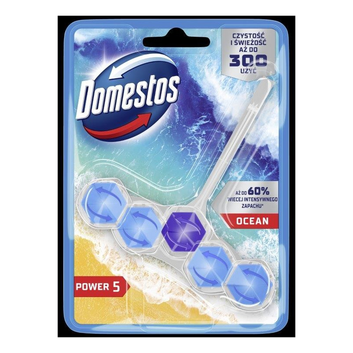 Domestos kostka toaletowa power 5 ocean 1 x 50 g 50g