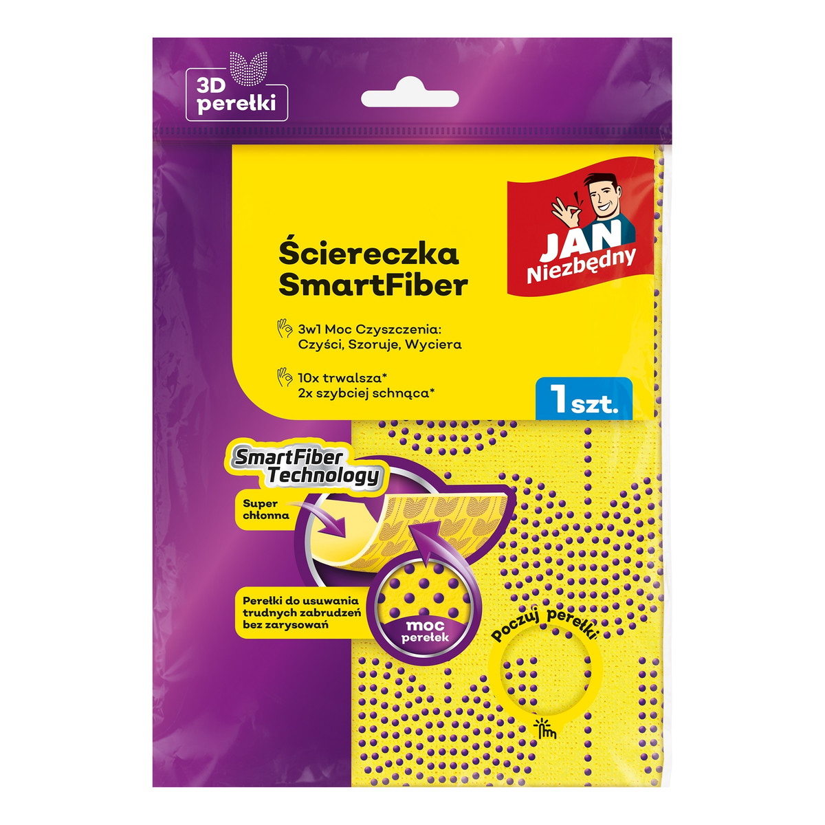 Jan Niezbędny Ściereczka SmartFiber 1 szt.