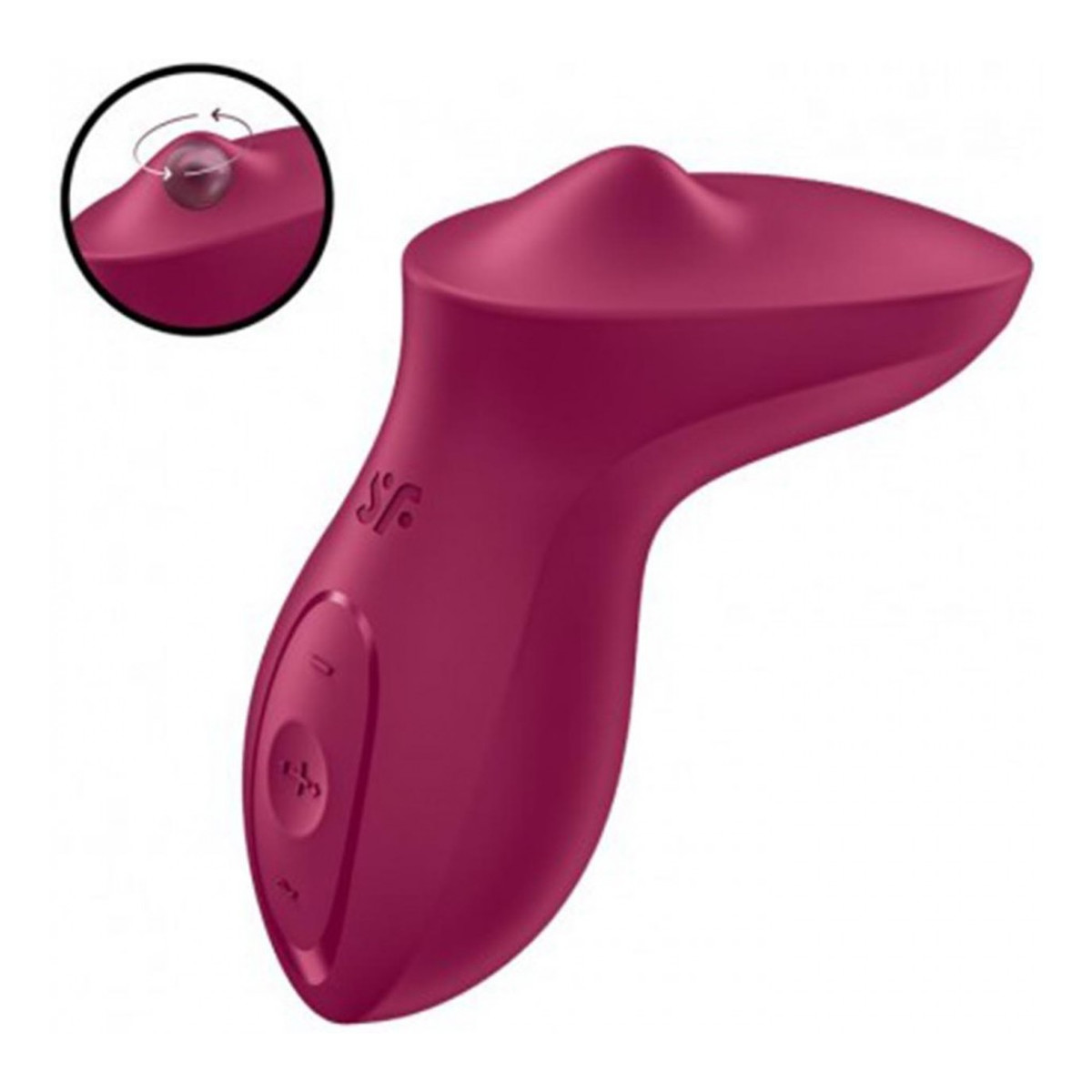 Satisfyer Exciterrr Obrotowy wibrator łechtaczkowy z koralikami Berry