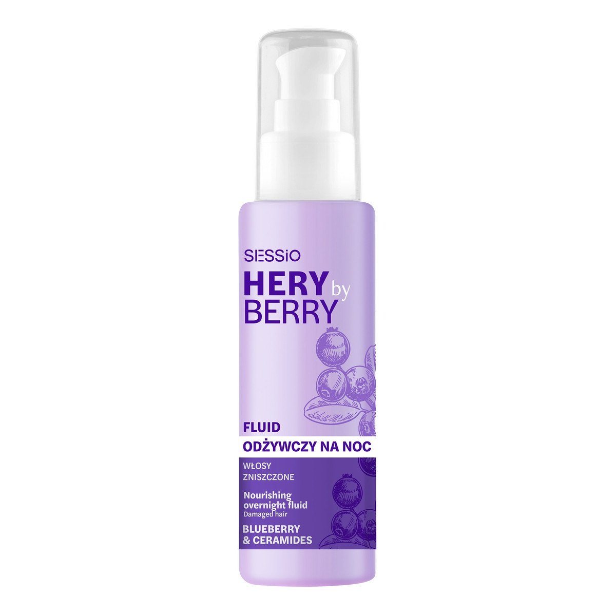 Sessio Hery by Berry Fluid Odżywczy Na Noc Do Włosów 100ml