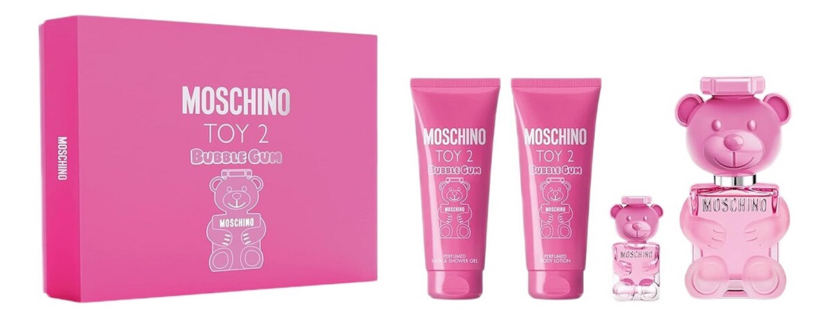 Zestaw woda toaletowa spray 100ml + balsam do ciała 100ml + żel pod prysznic 100ml + woda toaletowa spray 5ml