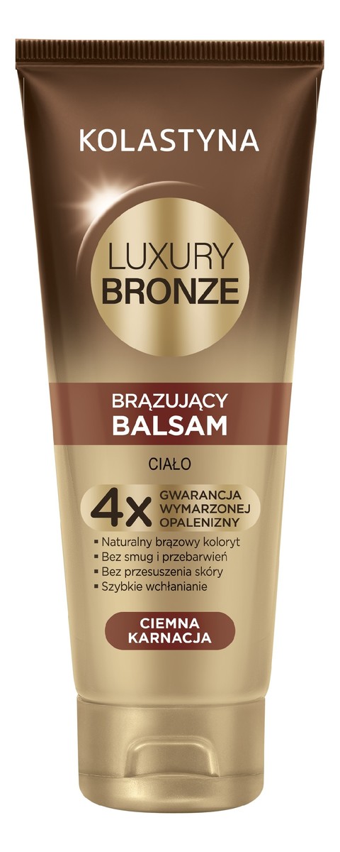 Balsam do ciała brązujący do ciemnej karnacji