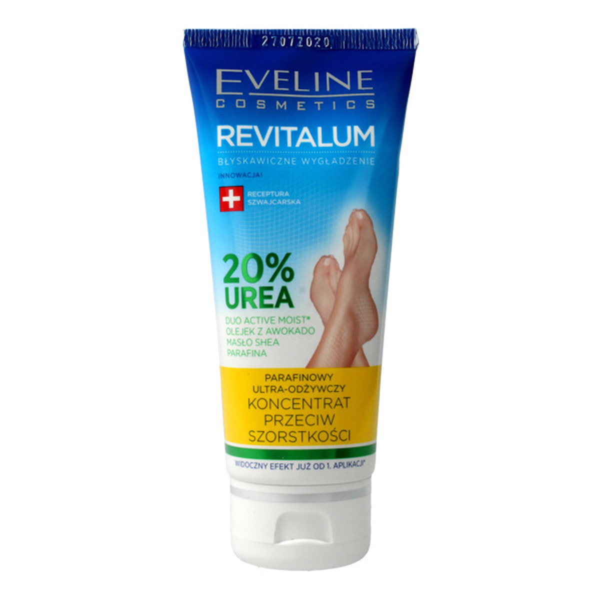 Eveline Revitalum 20% Urea Koncentrat przeciw szorstkości stóp parafinowy 100ml