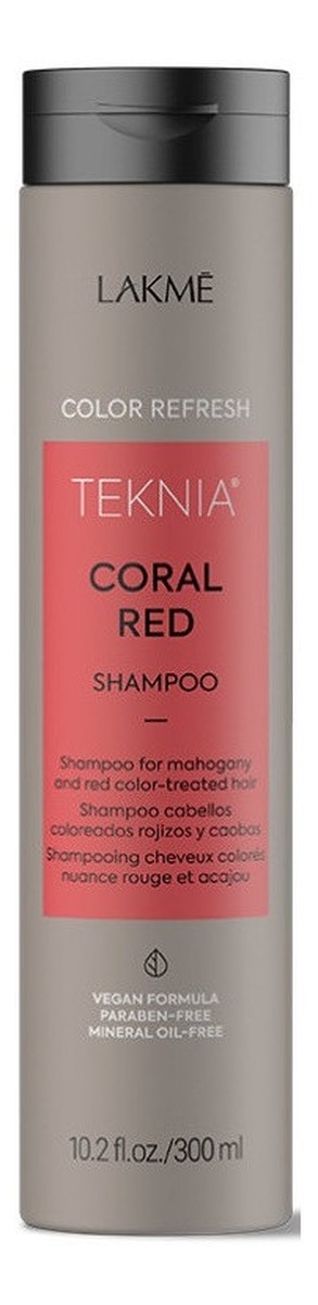 Teknia ultra red shampoo refresh szampon odświeżający kolor do włosów rudych i mahoniowych