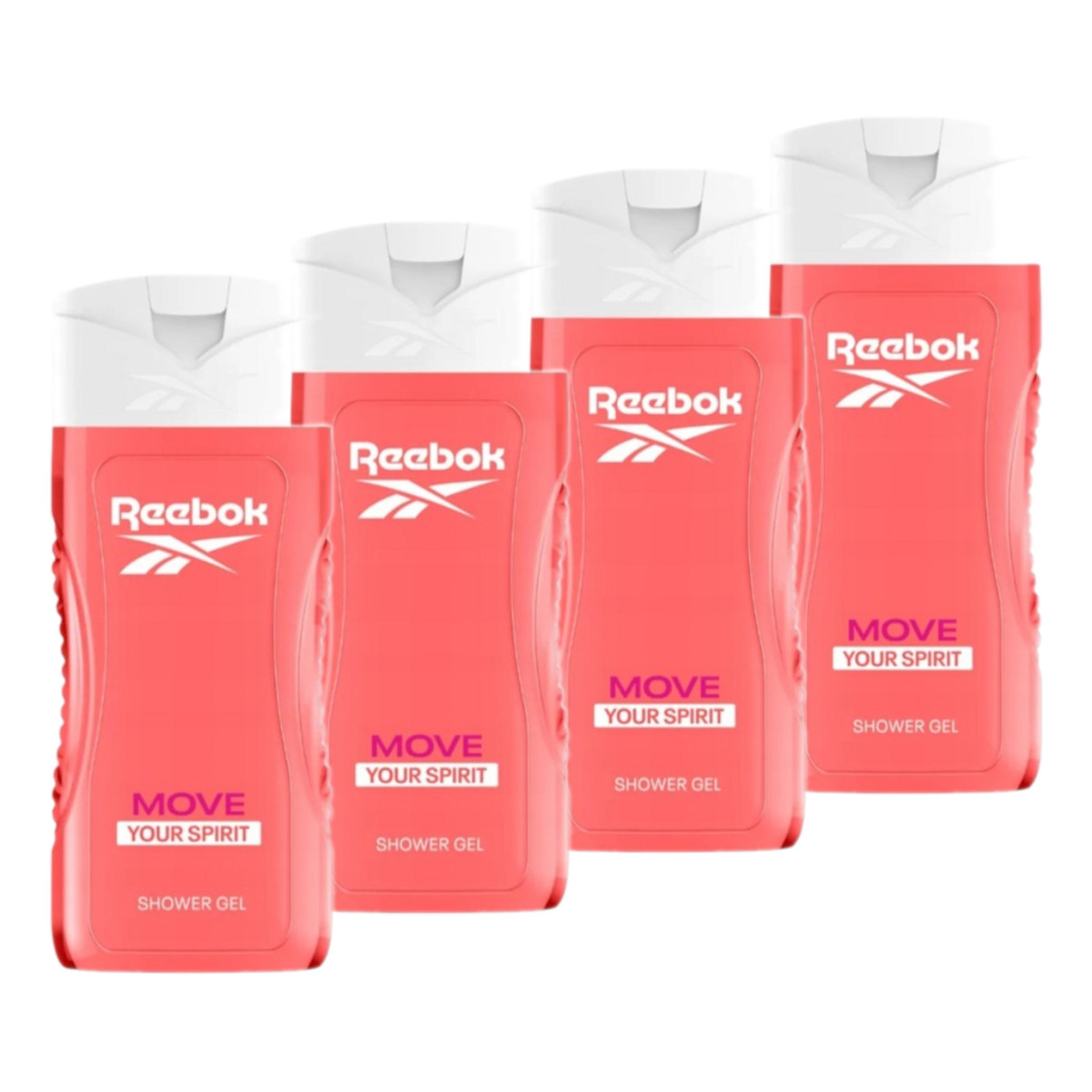 Reebok Move Your Spirit Żel pod prysznic dla kobiet 4x400ml