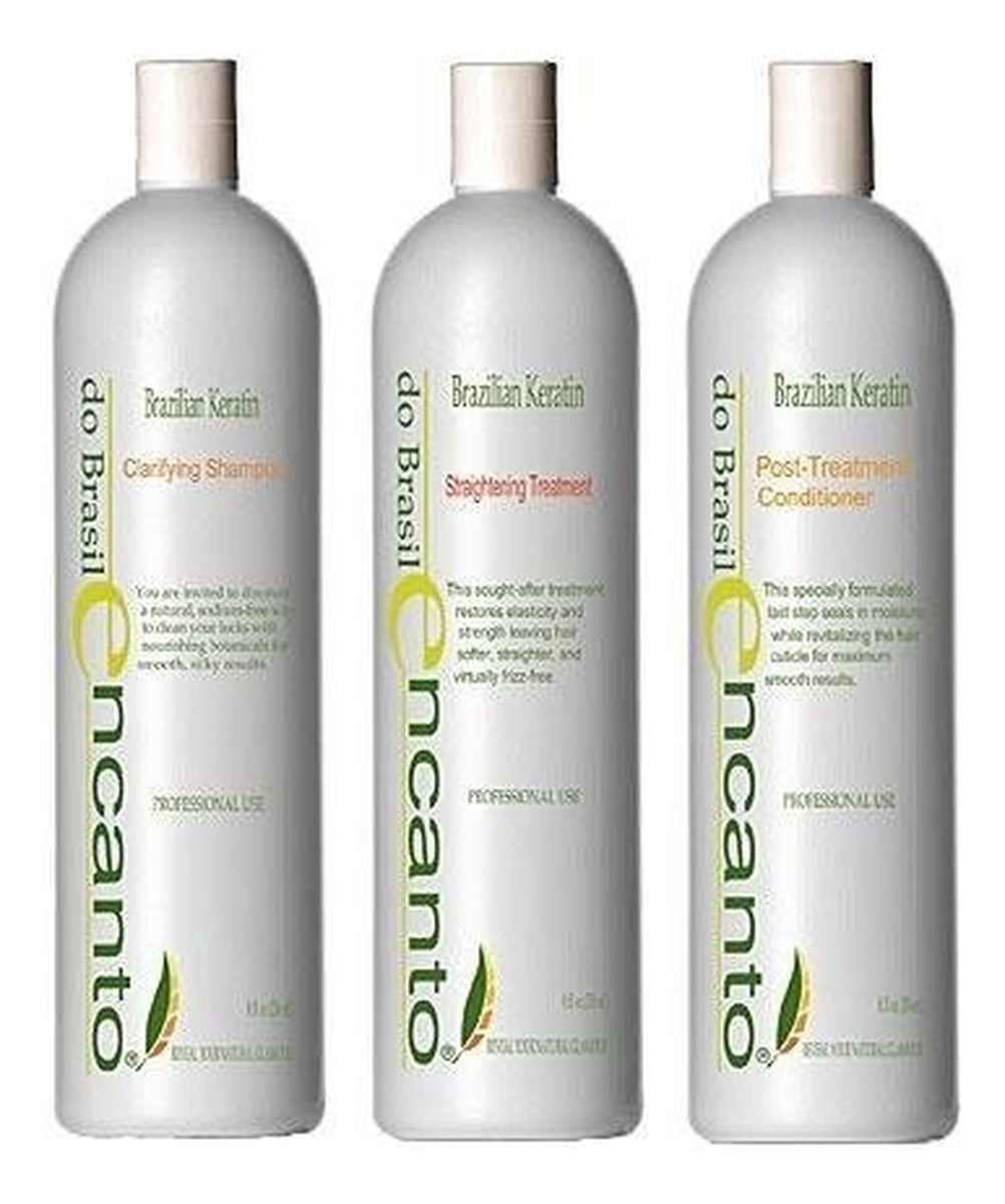 Brazilian Keratin Zestaw do keratynowego prostowania włosów 3x 473ml