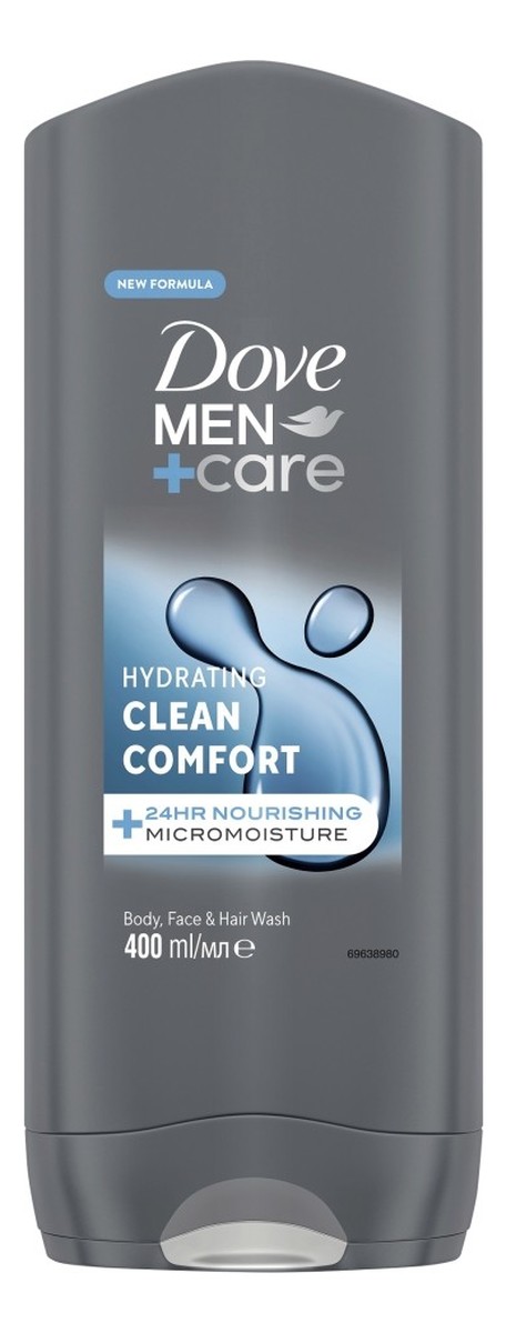 Clean Comfort Żel pod prysznic 3w1