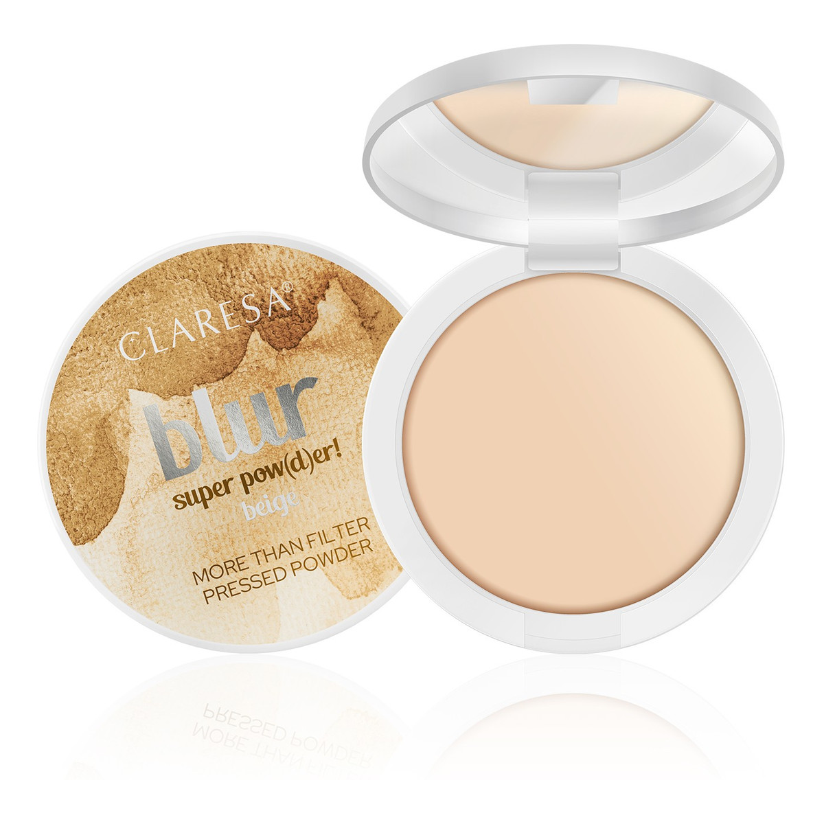 Claresa Blur Super Pow(D)er! Puder prasowany Beige 10g