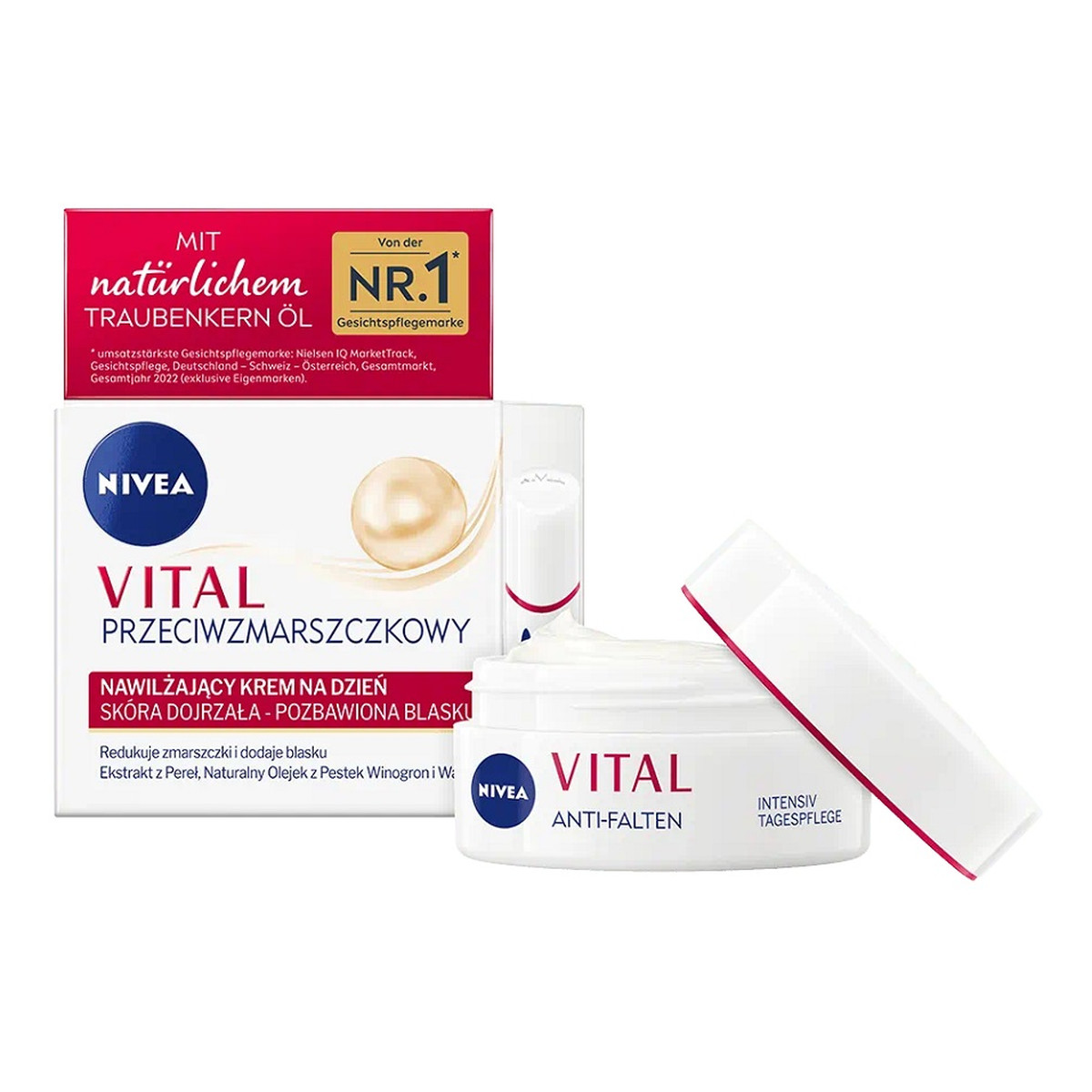 Nivea Vital Przeciwzmarszczkowy nawilżający Krem na dzień 50ml