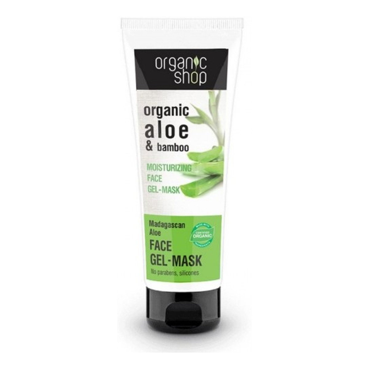 Organic Shop Aloes Madagaskaru Nawilżająca Żel Maska Do Twarzy 75ml