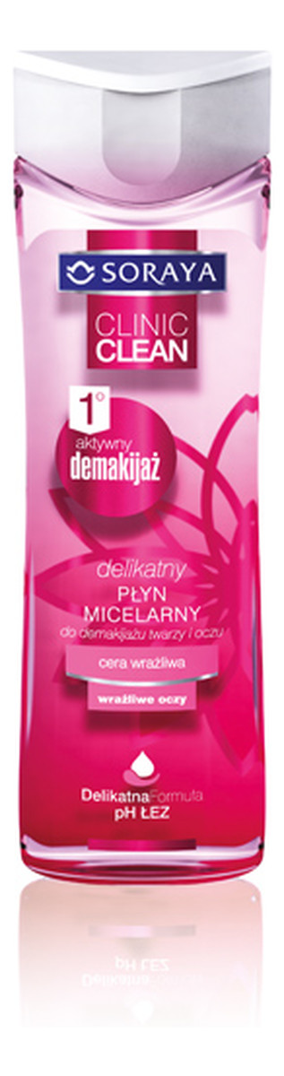 Delikatny Płyn Micelarny Do Demakijażu Twarzy i Oczu