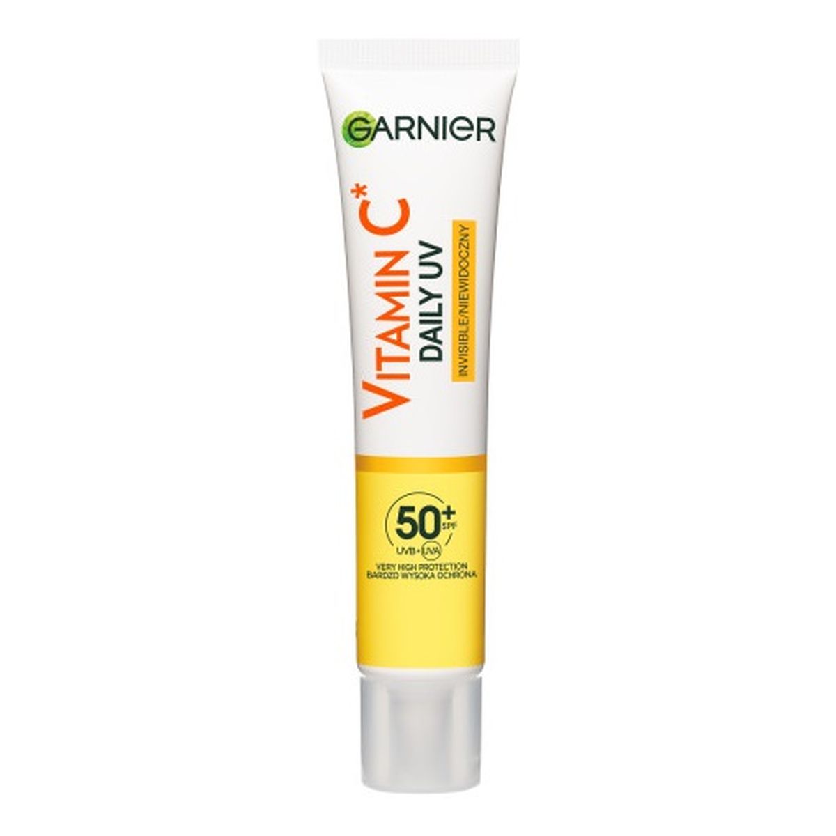 Garnier Vitamin C Rozświetlający fluid na dzień z filtrem spf50+ niewidoczny 40ml