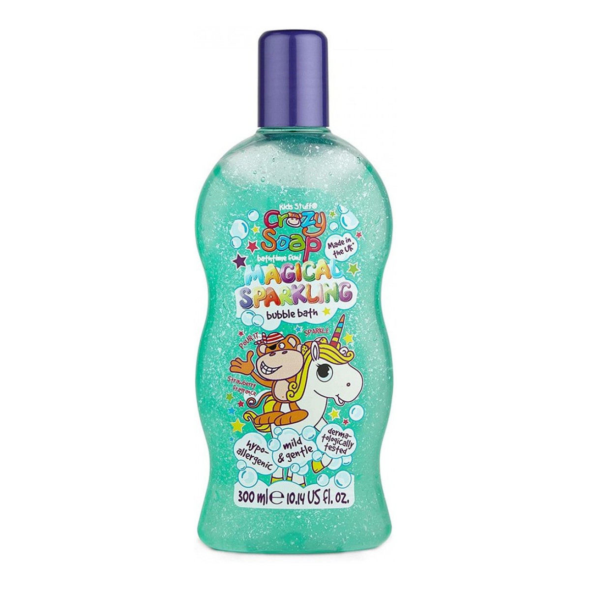 Kids Stuff Crazy Magical sparkling bubble bath musujący płyn do kąpieli z brokatem 300ml