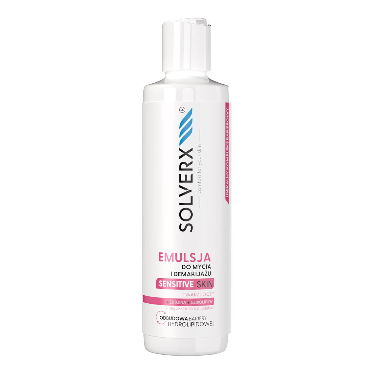 Solverx Sensitive skin Emulsja do mycia i demakijażu twarzy i oczu 200ml