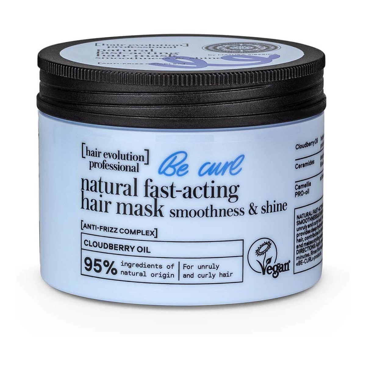 Natura Siberica Naturalna, wegańska maska do włosów kręconych Be Curl Wygładzenie i Blask 150ml