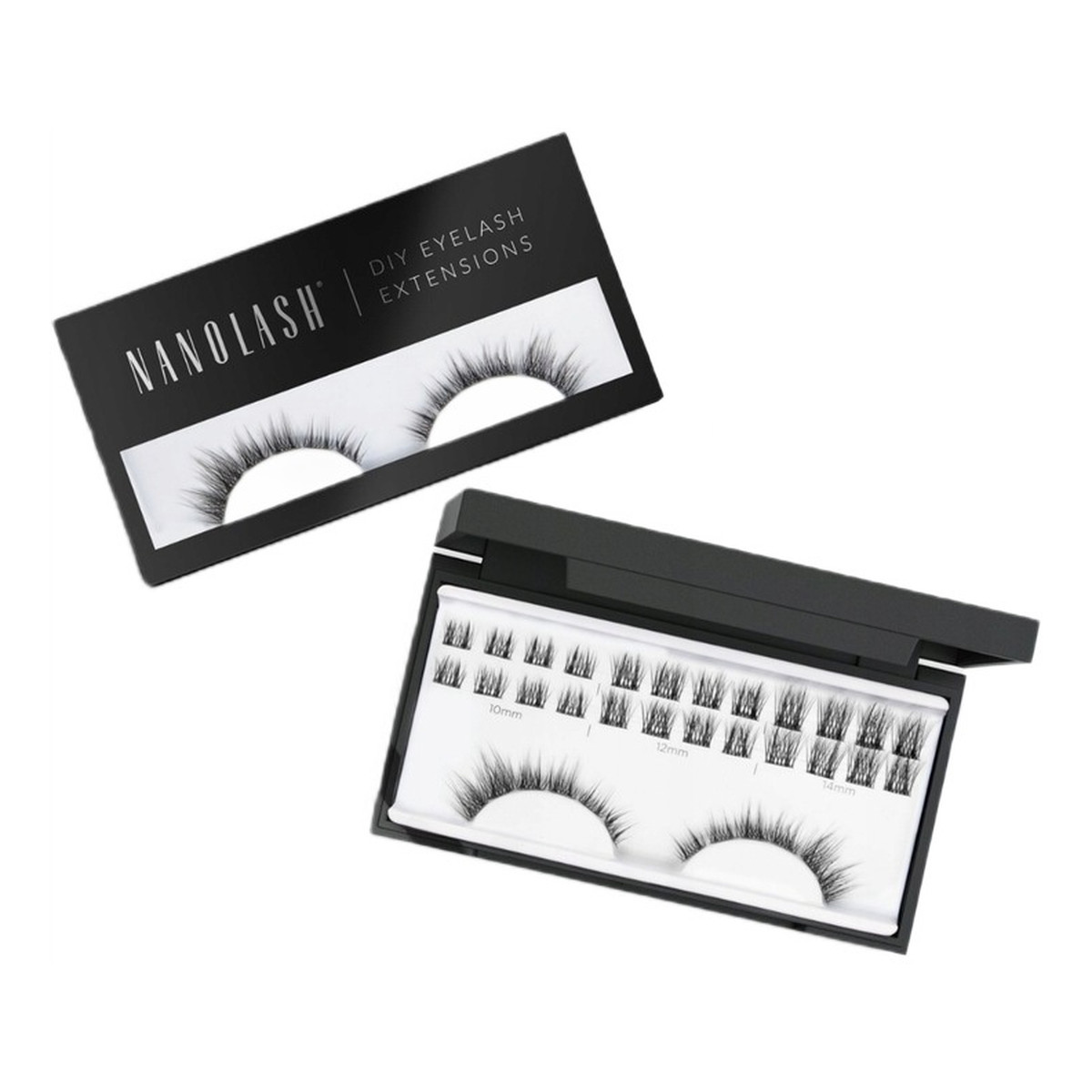 Nanolash Diy eyelash extensions sztuczne rzęsy w kępkach divine 36szt.