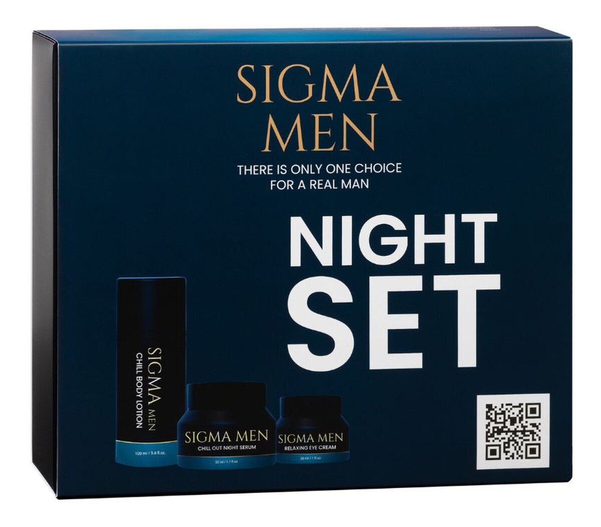 Zestaw lekki balsam do ciała 100ml + serum na noc 50ml + krem pod oczy 30ml