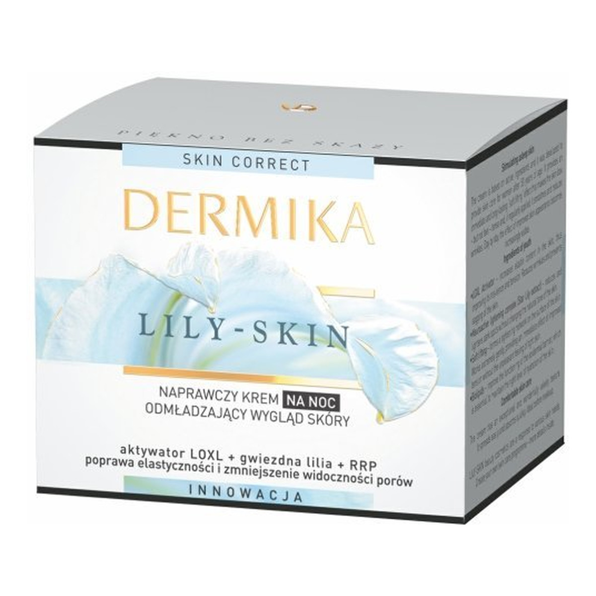 Dermika Lily Skin Naprawczy Krem Na Noc Odmładzający Wygląd Skóry 50ml