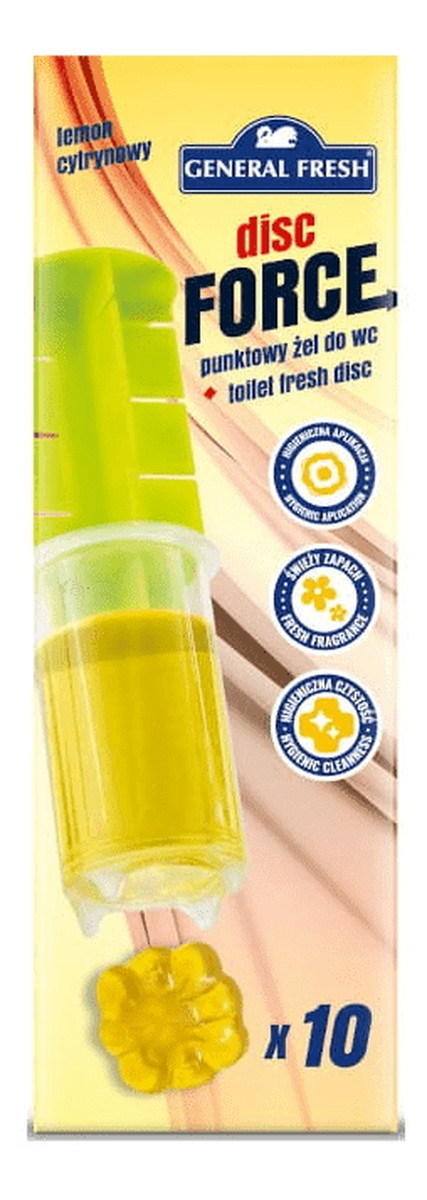 Disc Force Punktowy Żel Do Toalet Cytrynowy