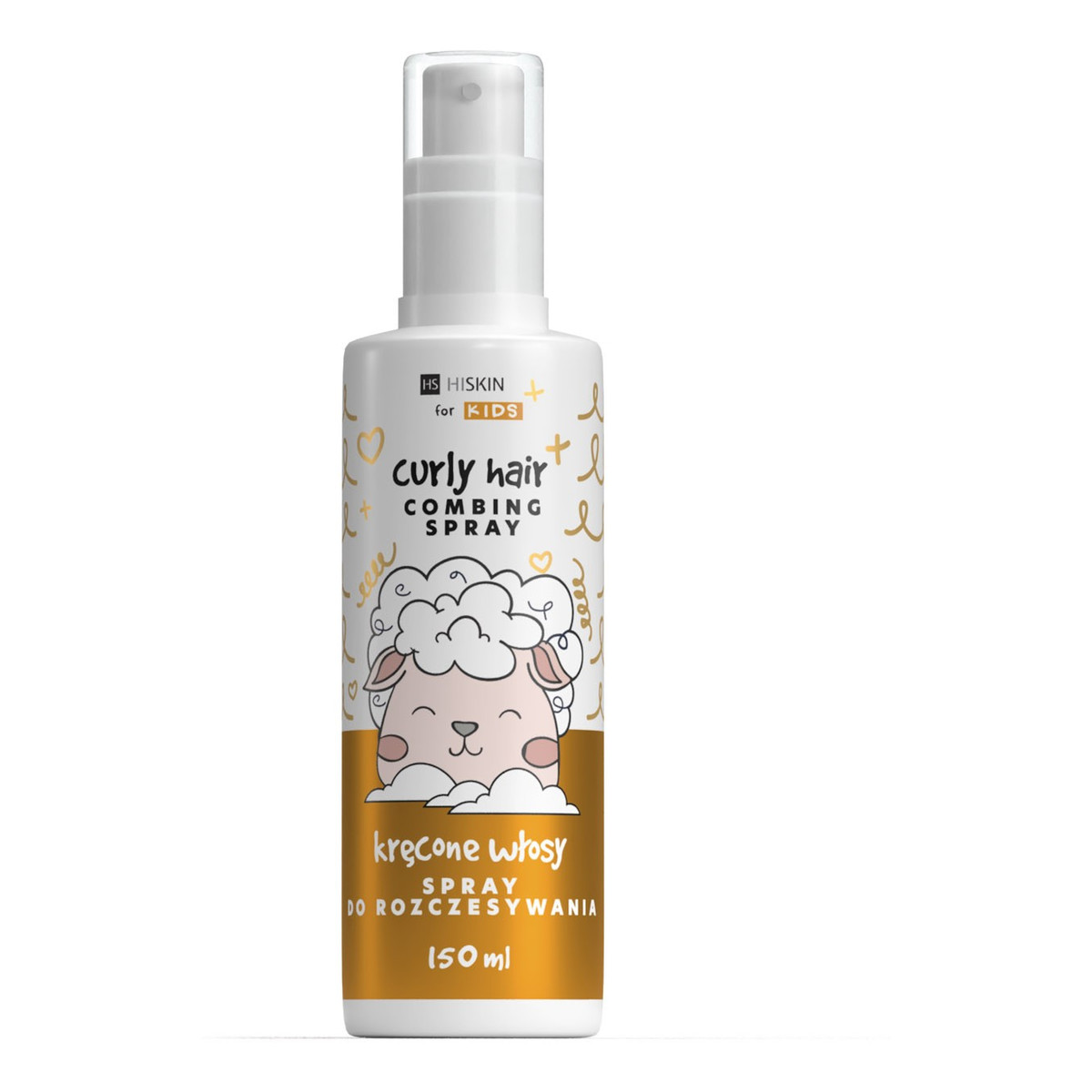 Hiskin for Kids Curly Spray do rozczesywania kręconych włosów 150ml