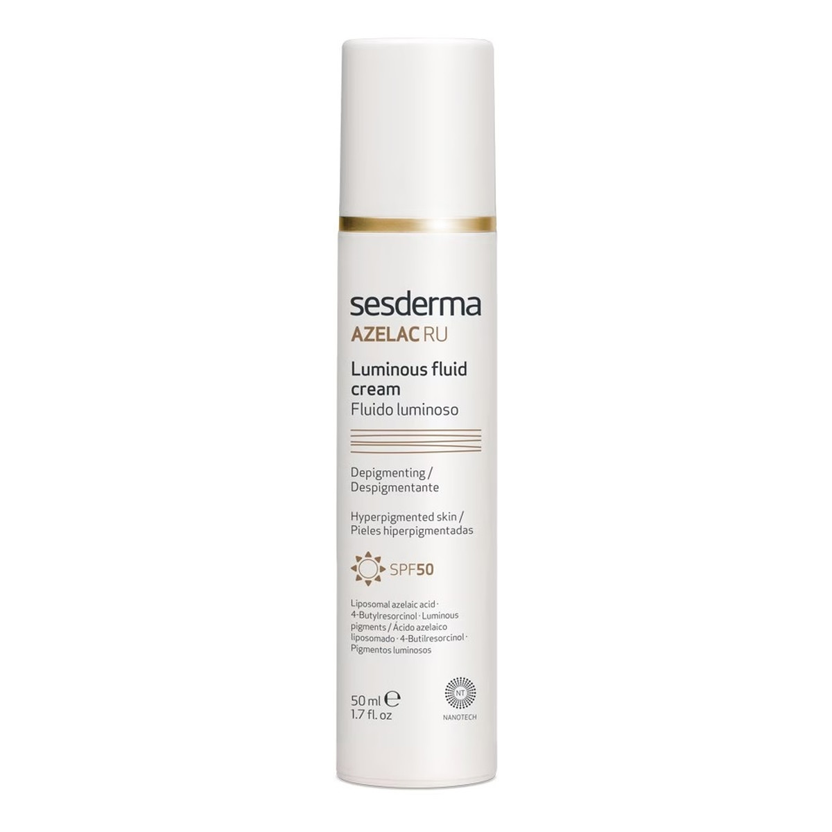 Sesderma Azelac Ru Emulsja rozświetlająca spf50 50ml