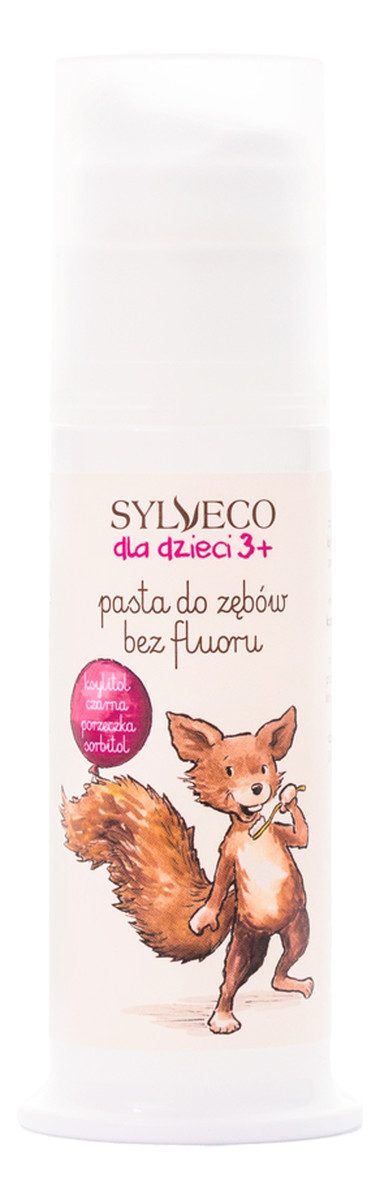 Pasta do zębów bez fluoru dla dzieci 3+