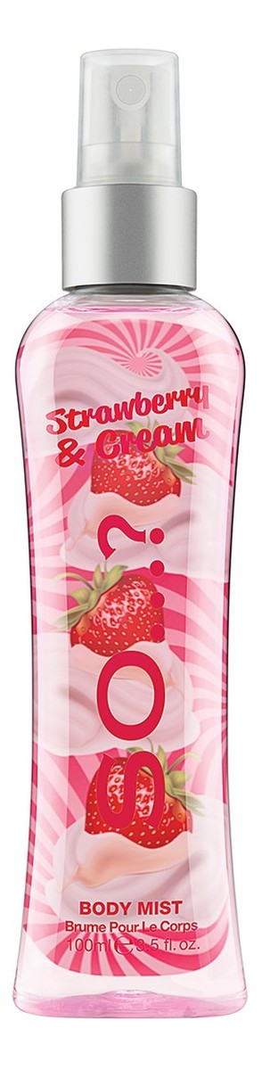 Mgiełka do ciała strawberry & cream