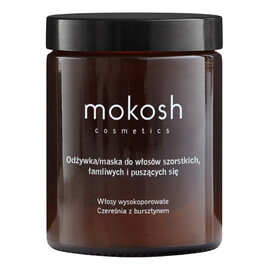Odżywka/maska do włosów szorstkich łamliwych i puszących się czereśnia z bursztynem