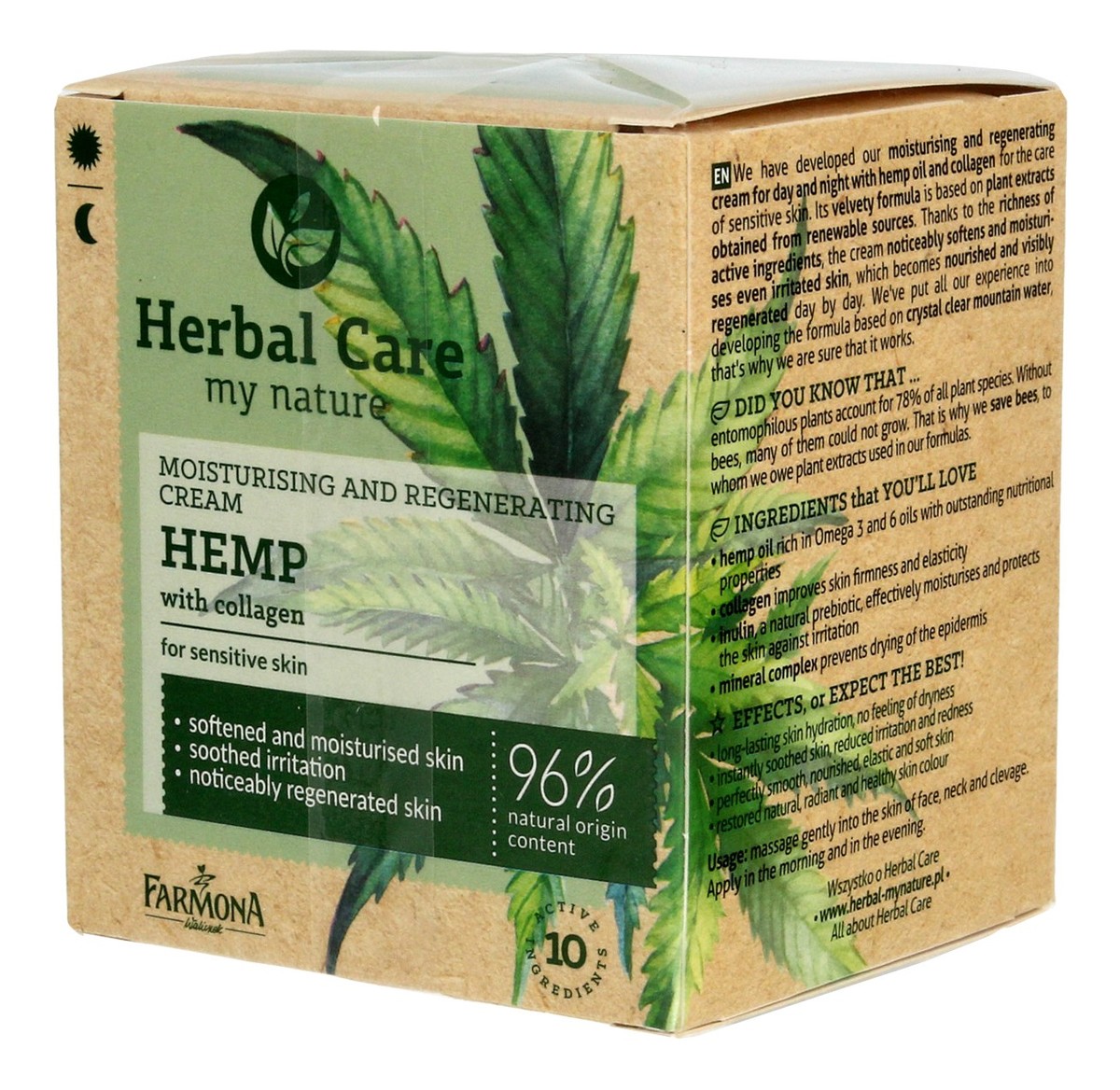 Hemp Krem nawilżająco-regenerujący - cera wrażliwa