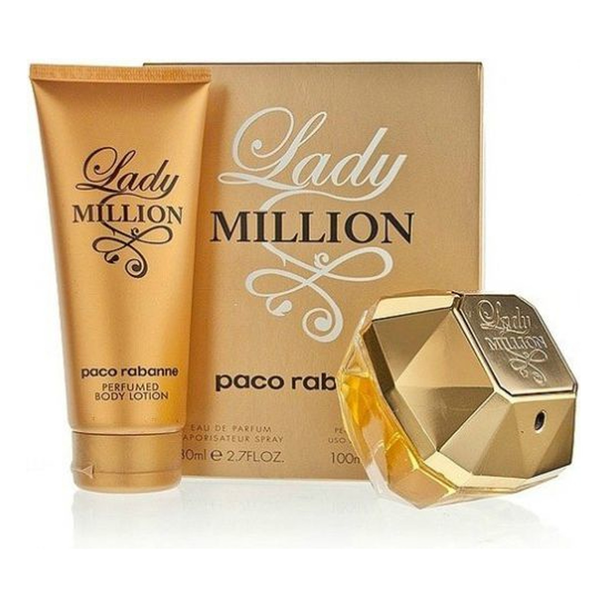 Paco Rabanne Lady Million Zestaw woda perfumowana+ balsam