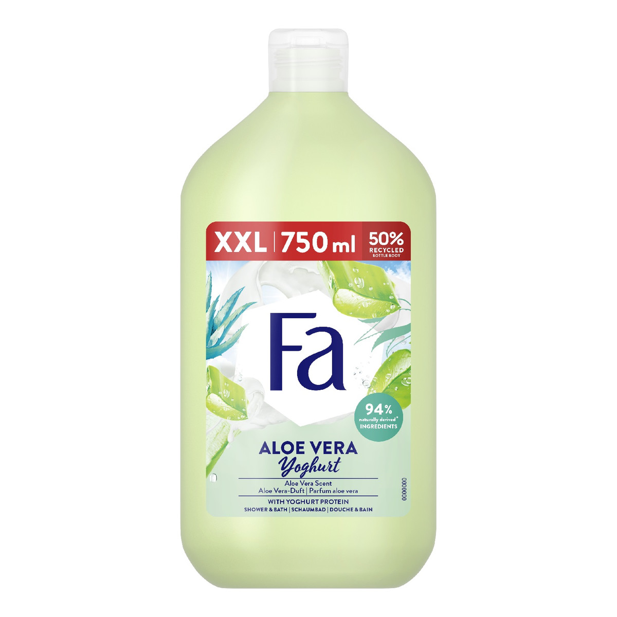 Fa Aloe Vera Yoghurt Kremowy żel pod prysznic o zapachu aloesu 750ml