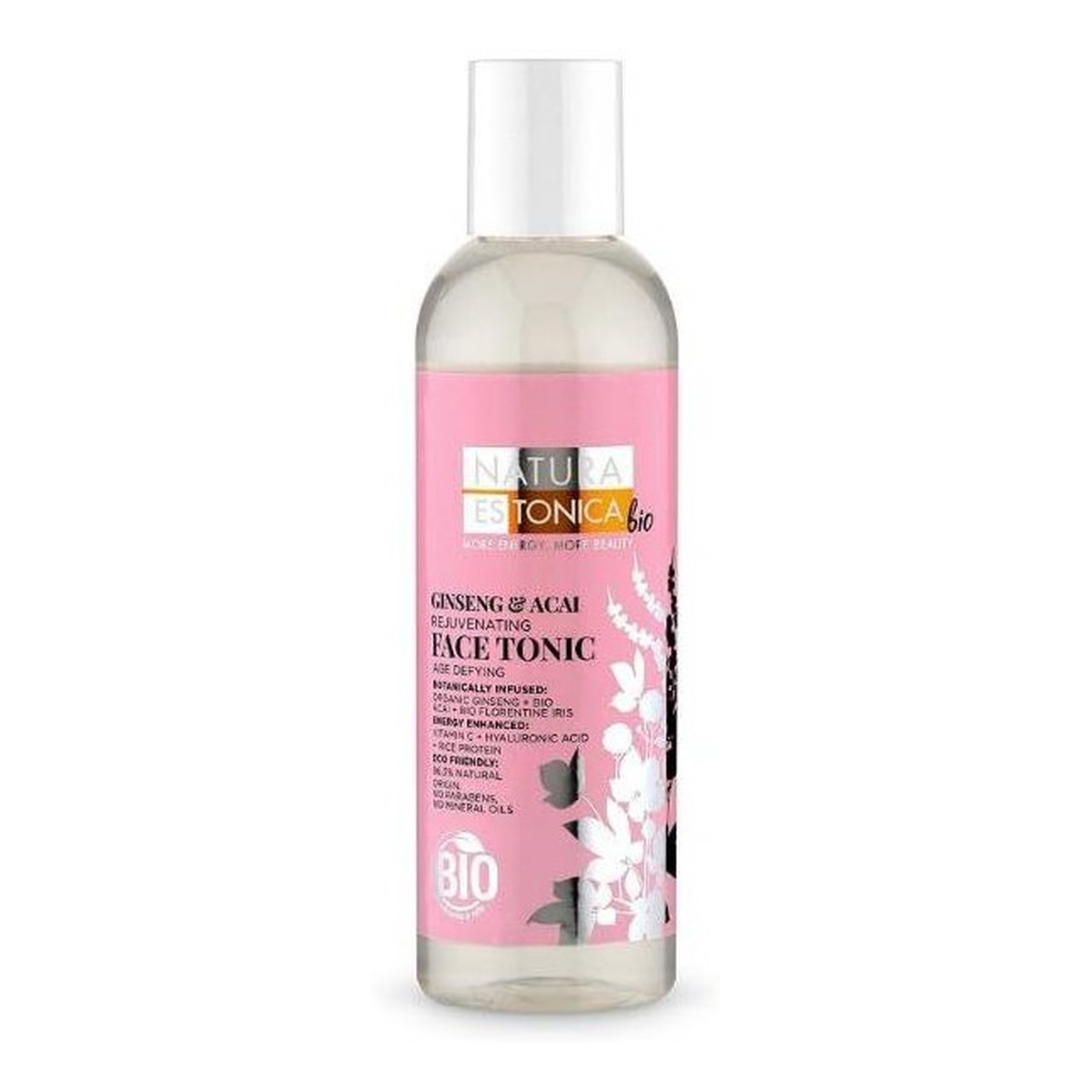 Natura Estonica Tonik do twarzy Żeńszeń i Acai Bio 200ml