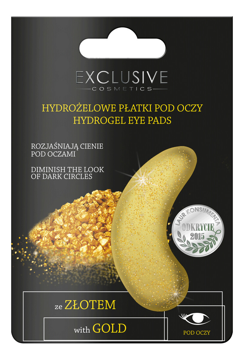 Hydrożelowe Płatki Pod Oczy z Mikrocząsteczkami Złota