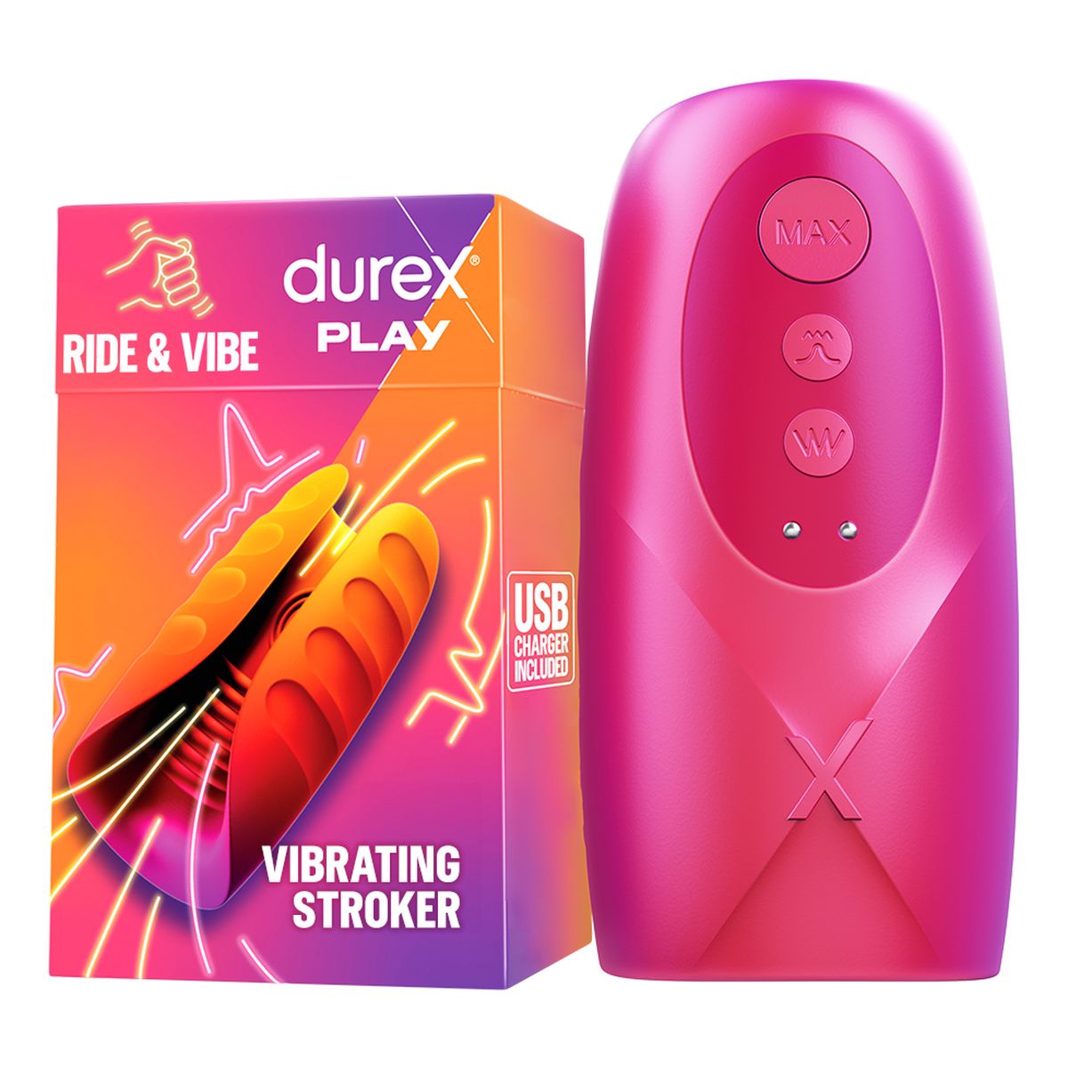 Durex Play ride vibe stymulujący masturbator męski