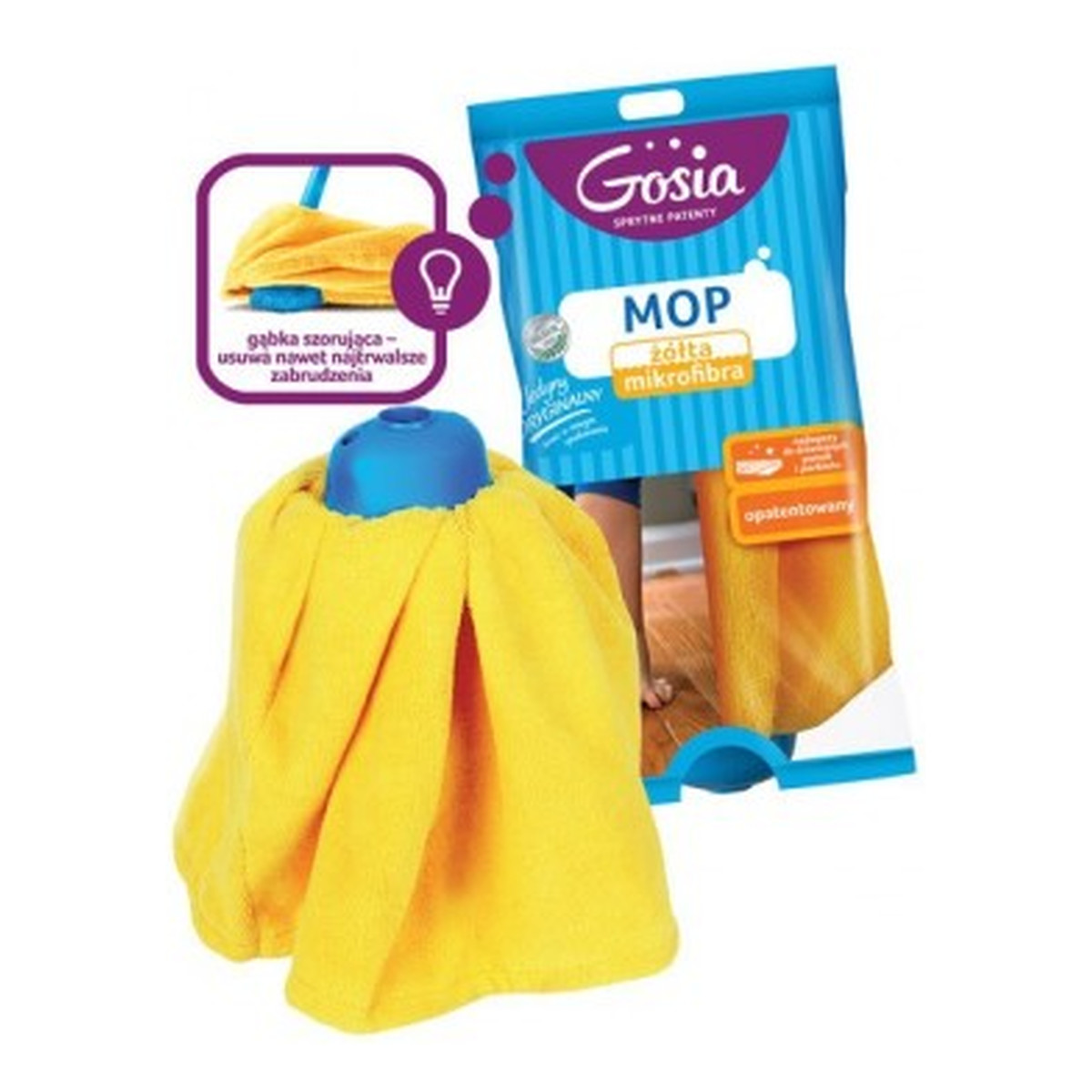 Gosia Wkład Mikrofibra Żółta