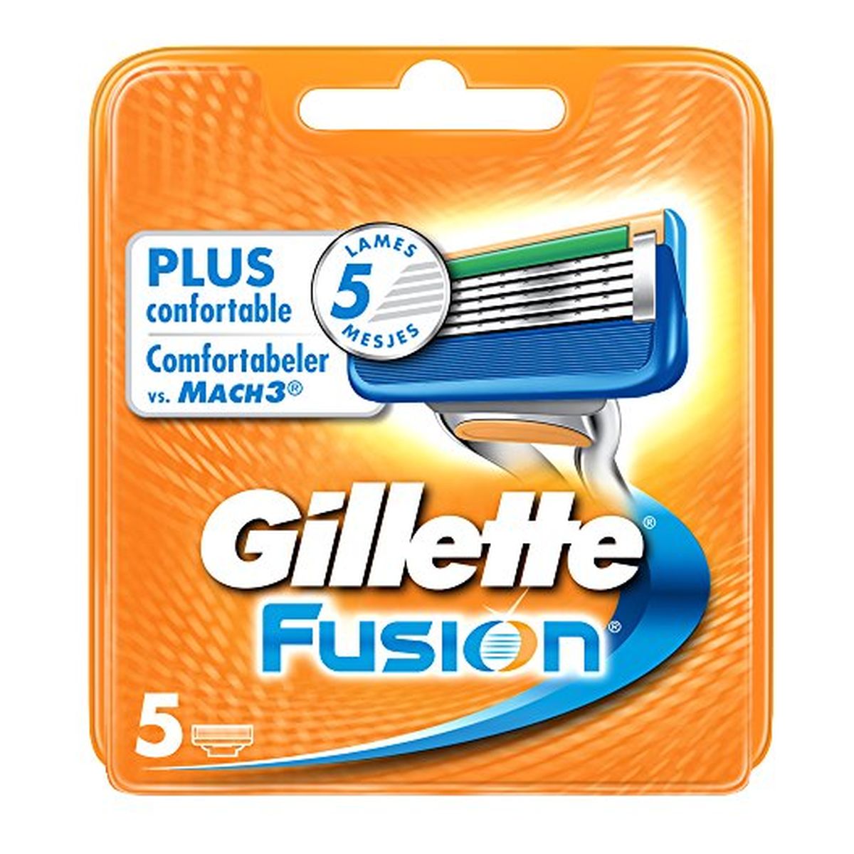 Gillette Fusion Plus wymienne ostrza do maszynki do golenia 5szt