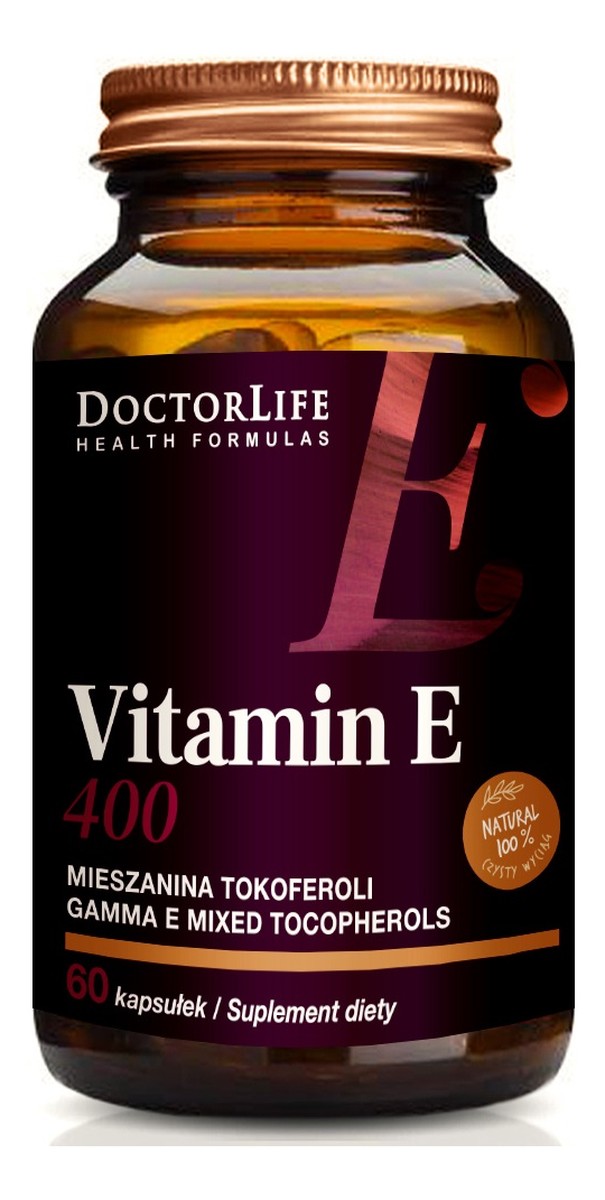 Vitamin e-400 268mg suplement diety 60 kapsułek