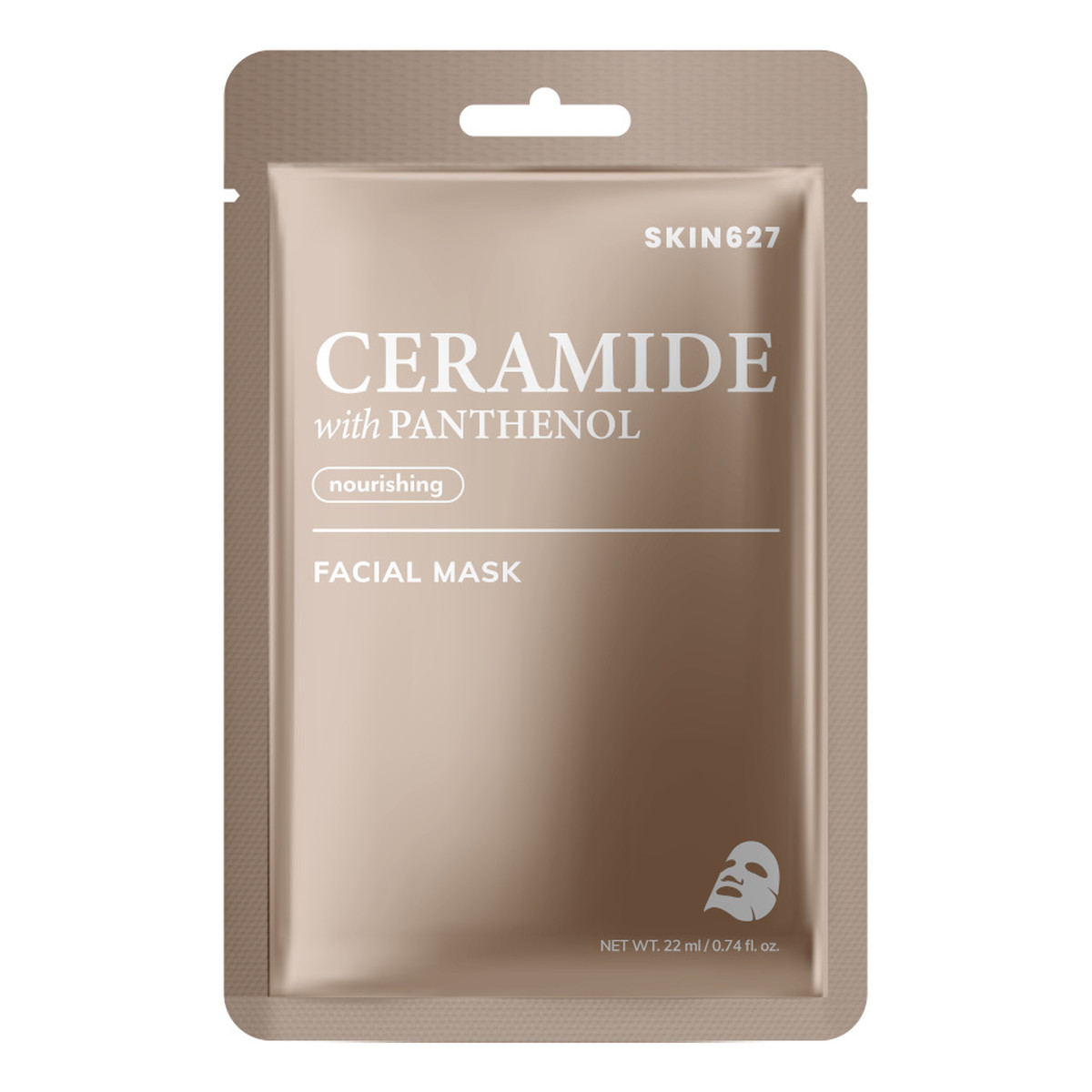 Skin627 Ceramide With Panthenol Odżywcza maska do twarzy 22ml