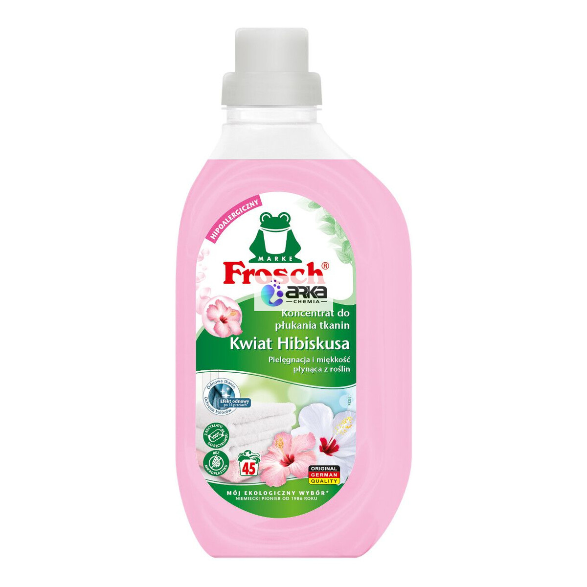 Frosch Koncentrat do płukania tkanin Kwiat Hibiskusa 900ml