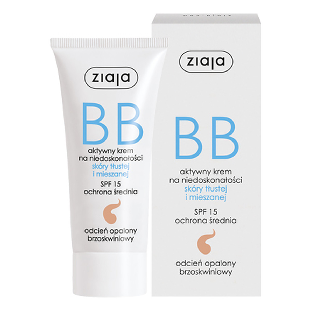 Ziaja BB Aktywny Krem Na Niedoskonałości SPF15 50ml