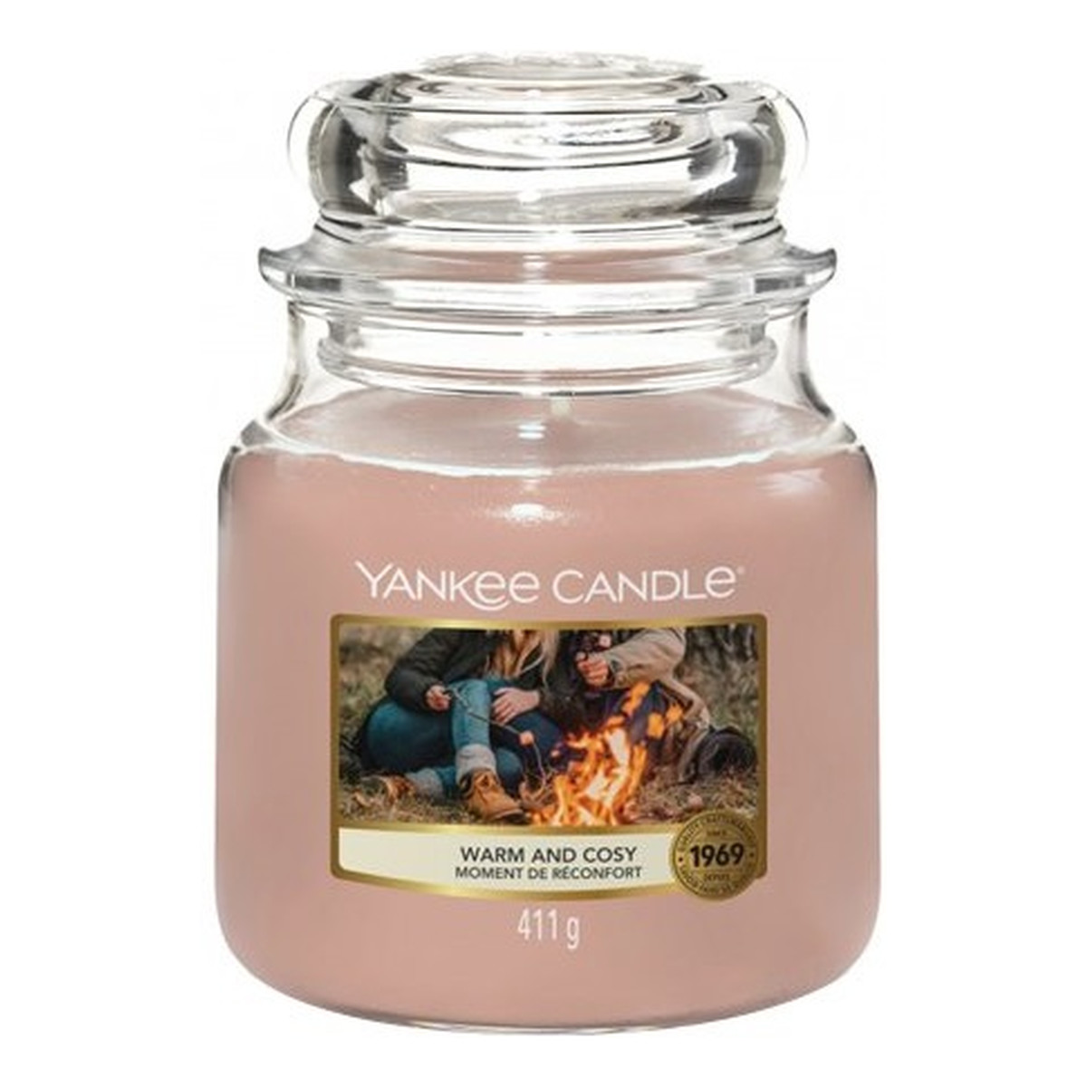 Yankee Candle Świeca zapachowa średni słój warm and cosy 411g